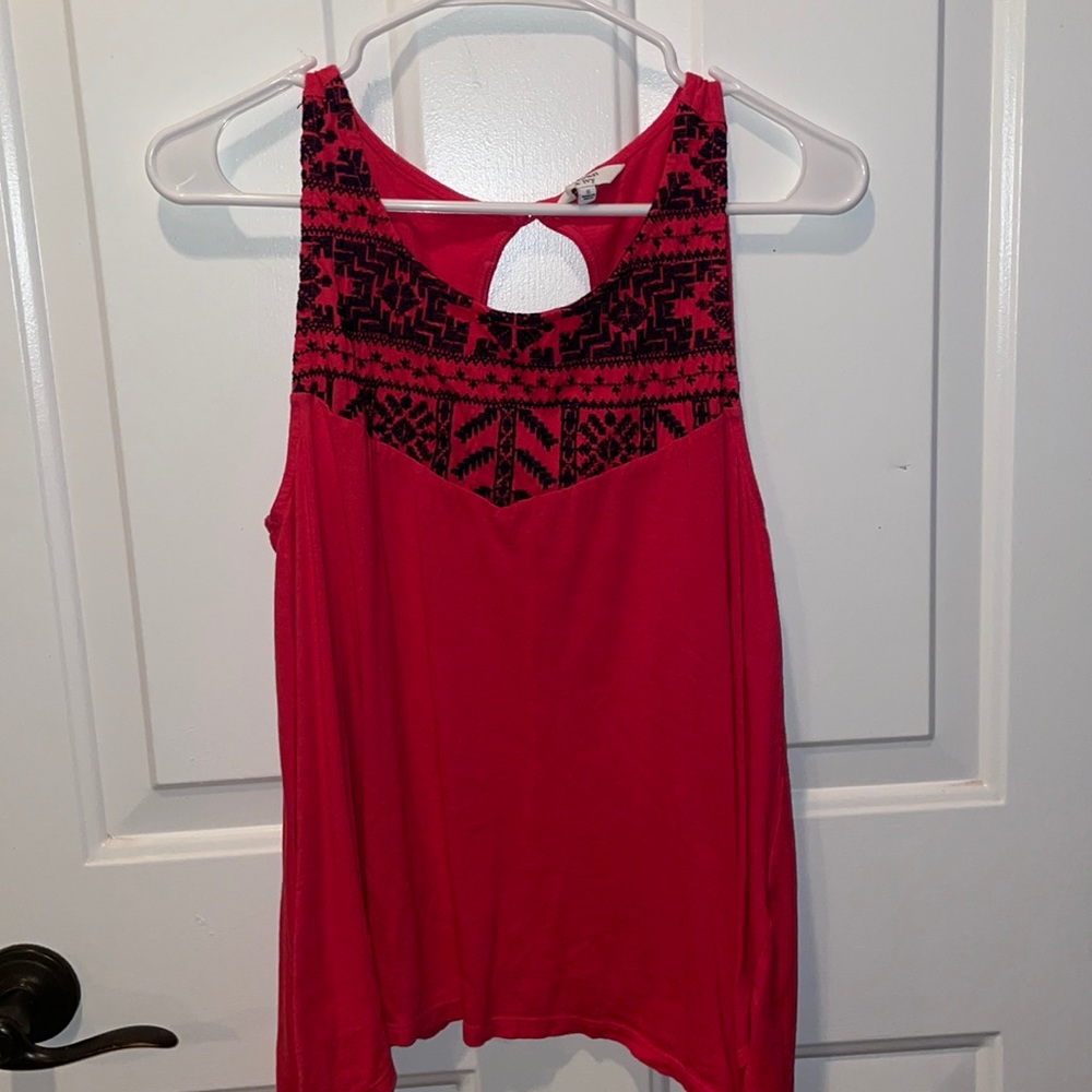 Crown & Ivy Tank boho print tank Top